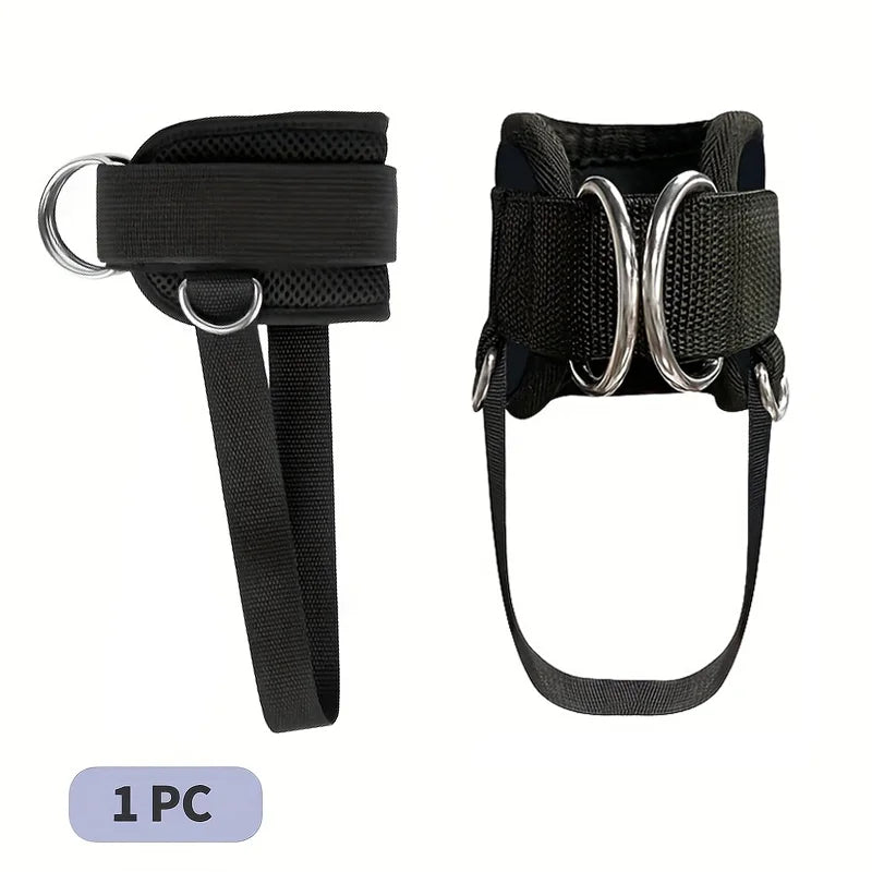 Ankle Straps for Cable Machines, Padded Double D-Ring Ankle Cuffs for Leg Workouts, Glute Kickbacks, Cable Kickbacks & Leg Extensions, Gym Fitness Accessories