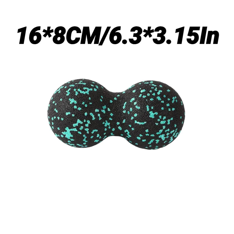 Peanut Massage Ball, High-Density Foam Roller for Muscle Relaxation, Myofascial Release, Back, Neck & Cervical Pain Relief, Yoga & Fitness Recovery Tool