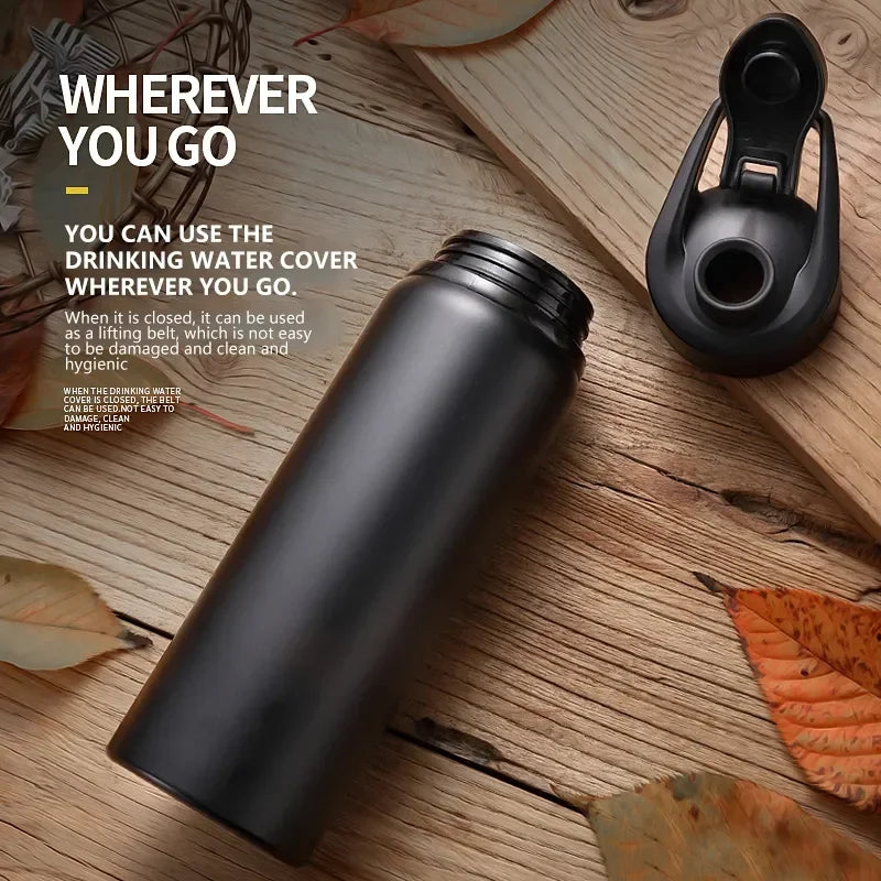 Aluminum Portable Water Bottle Leakproof Reusable Outdoor Sports Cup for Cycling Hiking Gym Halloween Gift Christmas Gift Travel