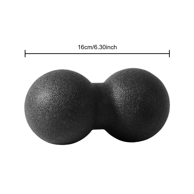 Peanut Massage Ball, High-Density Foam Roller for Muscle Relaxation, Myofascial Release, Back, Neck & Cervical Pain Relief, Yoga & Fitness Recovery Tool