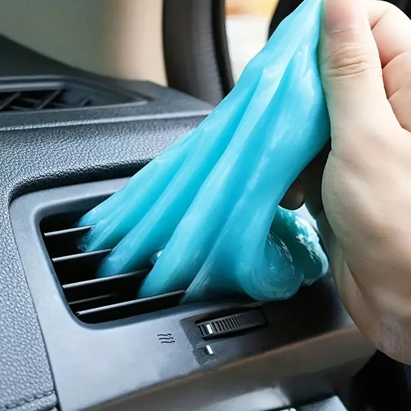 Car Cleaning Gel Slime – 70g Reusable Dust Remover for Car Air Vents, Interior, Keyboard, Laptops & Electronics Cleaning