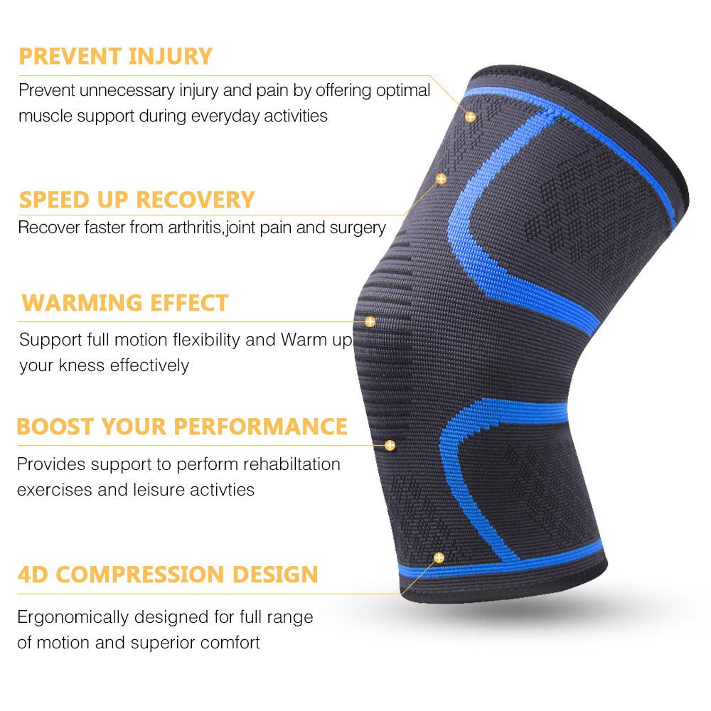 Knee Brace for Knee Pain Relief, Compression Sleeve for Men & Women, Support for Meniscus Tear, Arthritis, Joint Pain & Injury Recovery