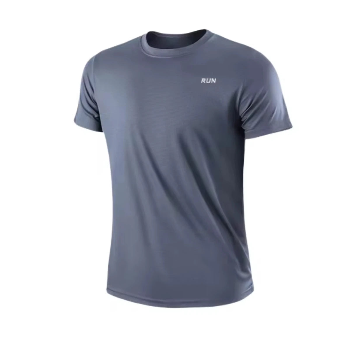 Men’s Gym T-Shirt Quick Dry Short Sleeve Sports Shirt – Bodybuilding, Running, Workout, Football Training Tee