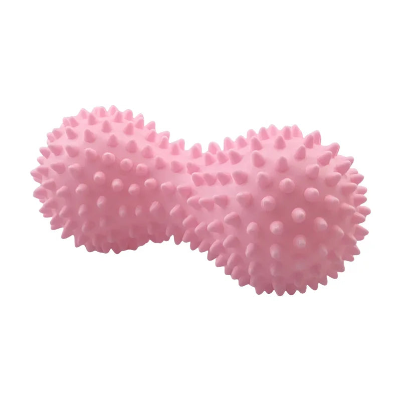 Peanut Spiky Massage Ball, Foot & Muscle Massager for Plantar Fasciitis, Trigger Point Therapy, Stress Relief, Myofascial Release & Deep Tissue Relaxation