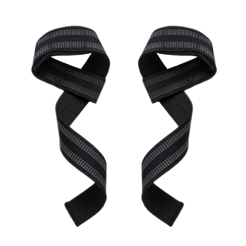 2PCS Weight Lifting Straps with Silicone Grip, Non-Slip Deadlift Straps for Pull-Ups, Dumbbells, Powerlifting & Gym Workouts, Wear-Resistant Wrist Support