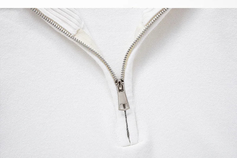 Sweater Men's Autumn Winter New Half-zipper Stretch Slim Base Shirt