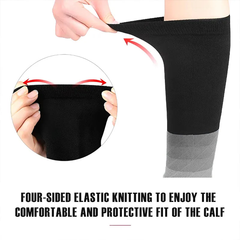Calf Compression Sleeves 20-30 mmHg, Leg Sleeves for Men & Women, Support for Shin Splints, Varicose Veins, Running, Cycling & Muscle Fatigue Relief
