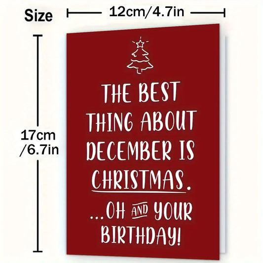 Christmas Card, Christmas Decoration, Expressing Blessings to Family, 2026 New Year Decoration Card
