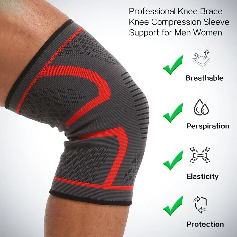 Knee Brace for Knee Pain Relief, Compression Sleeve for Men & Women, Support for Meniscus Tear, Arthritis, Joint Pain & Injury Recovery