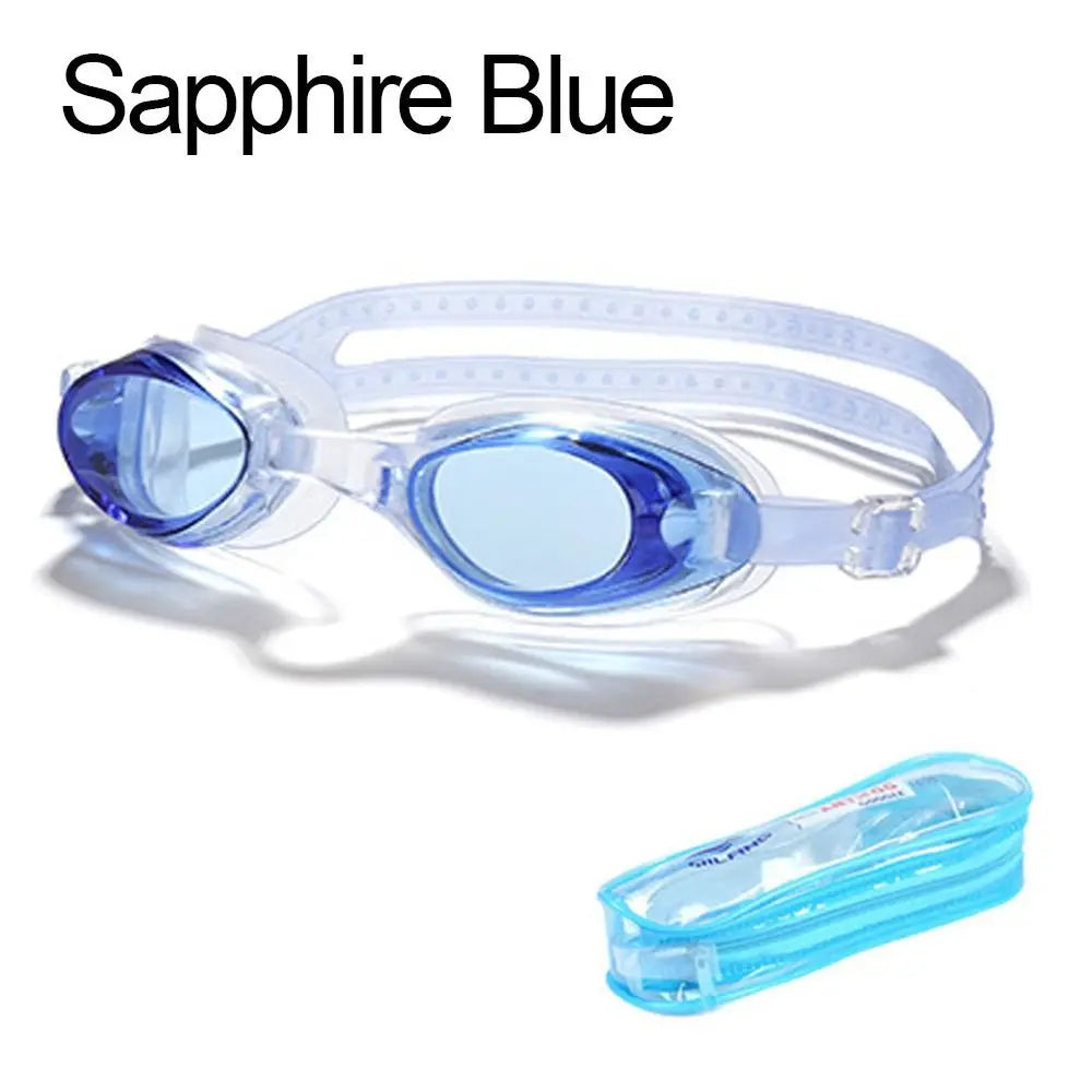 Anti Fog UV Swim Goggles with Ear Plugs & Case for Adults Kids