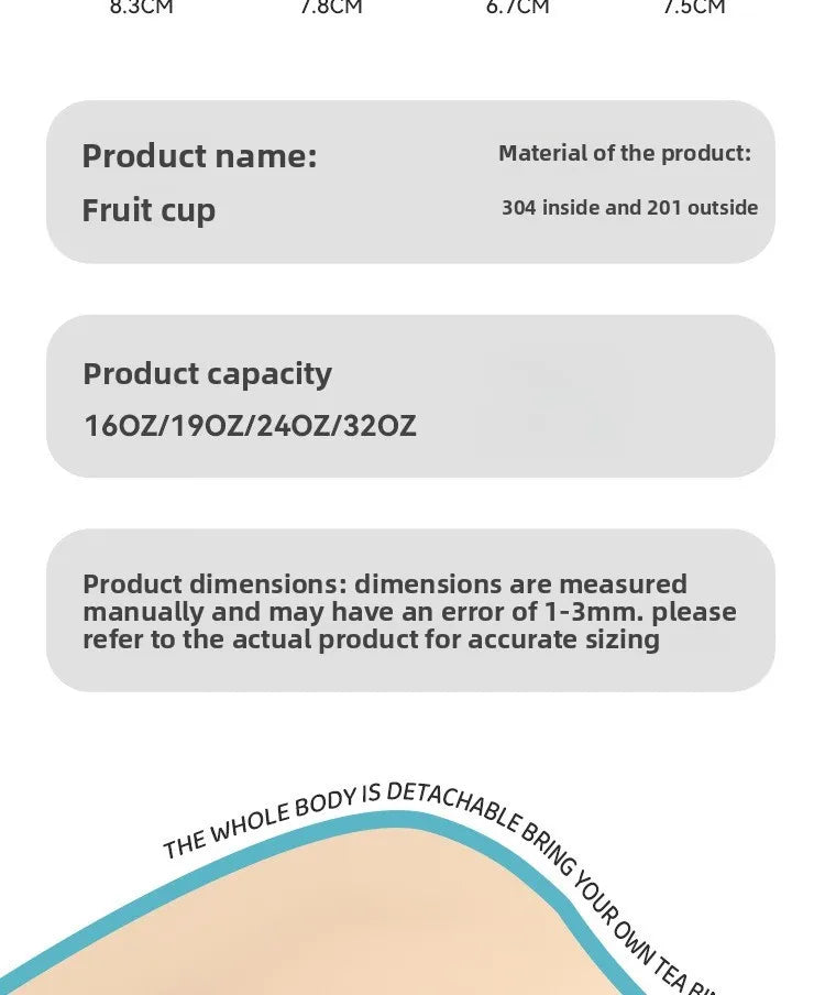 304 Stainless Steel Insulated Water Bottle with Straw, Leakproof