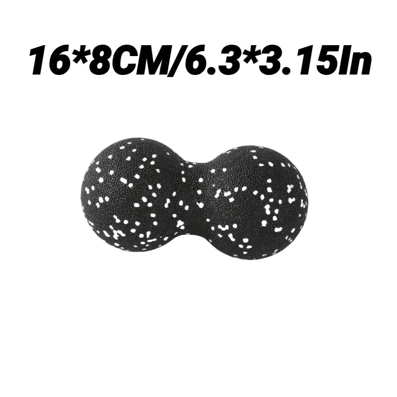 Peanut Massage Ball, High-Density Foam Roller for Muscle Relaxation, Myofascial Release, Back, Neck & Cervical Pain Relief, Yoga & Fitness Recovery Tool