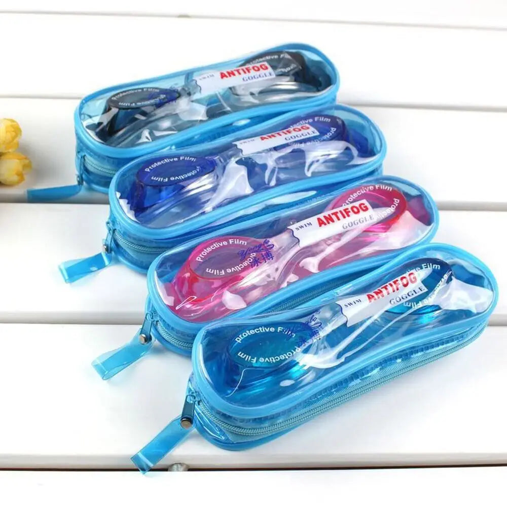 Anti Fog UV Swim Goggles with Ear Plugs & Case for Adults Kids