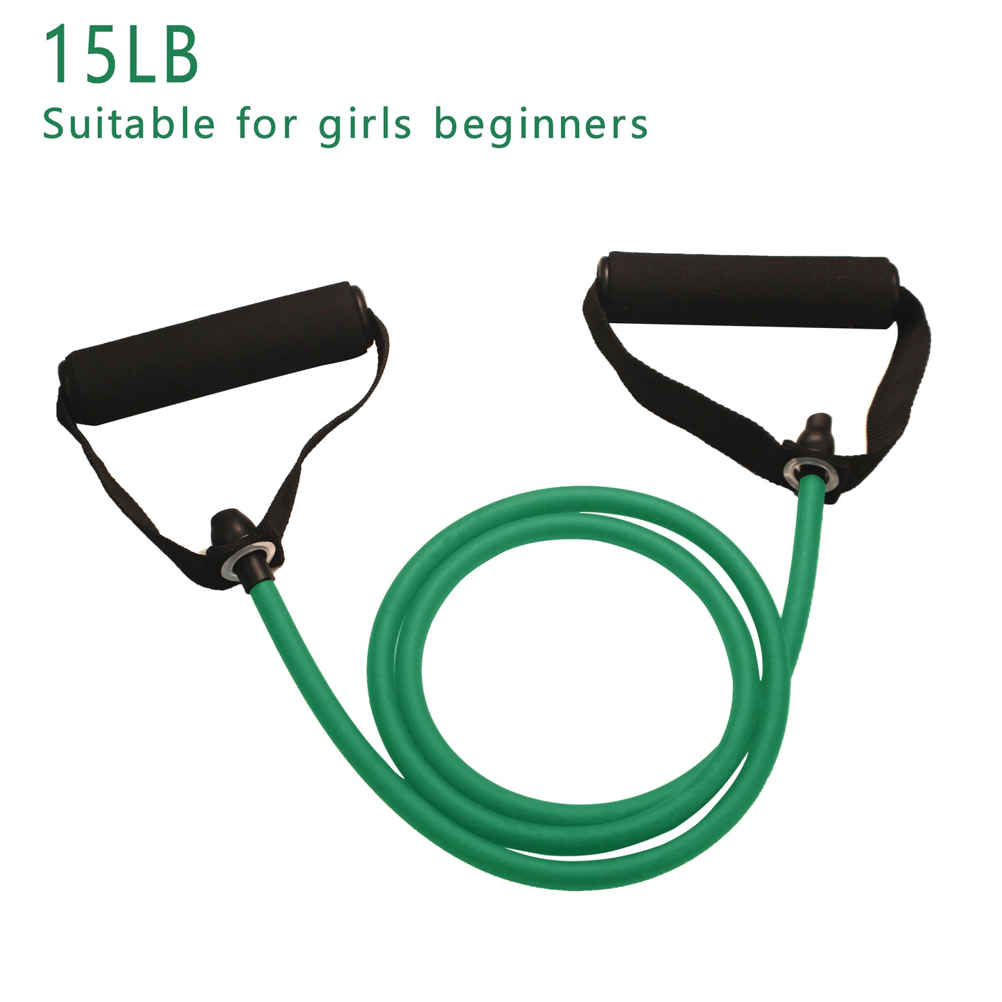 Resistance Bands with Handles for Men & Women, Exercise Bands for Home Workouts & Strength Training, Portable Workout Bands for Full-Body Fitness & Home Gym