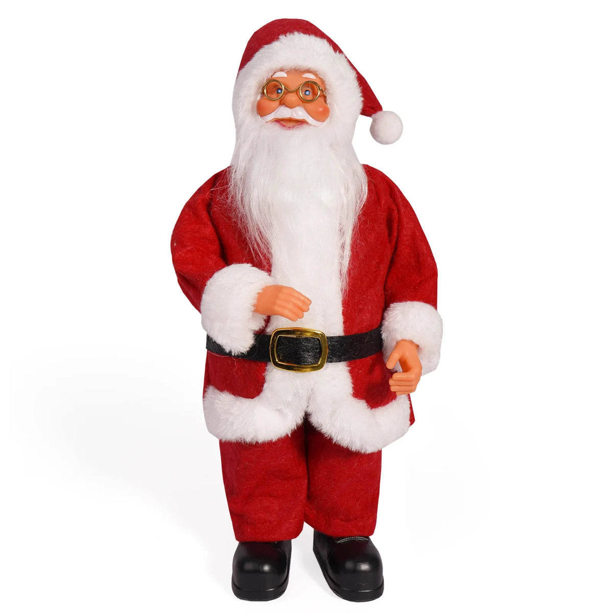Christmas 12 Inch Santa Claus Cute Creative Holiday Decoration Desktop Novelty Toy Cartoon Doll Standing Posture Mascot