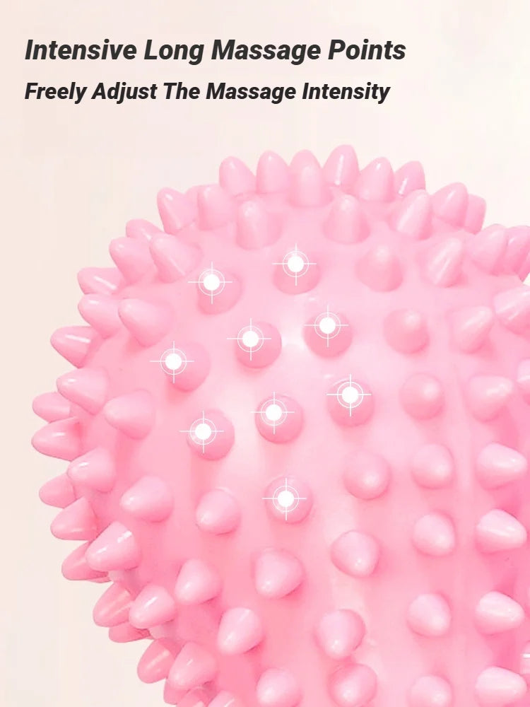 Peanut Spiky Massage Ball, Foot & Muscle Massager for Plantar Fasciitis, Trigger Point Therapy, Stress Relief, Myofascial Release & Deep Tissue Relaxation