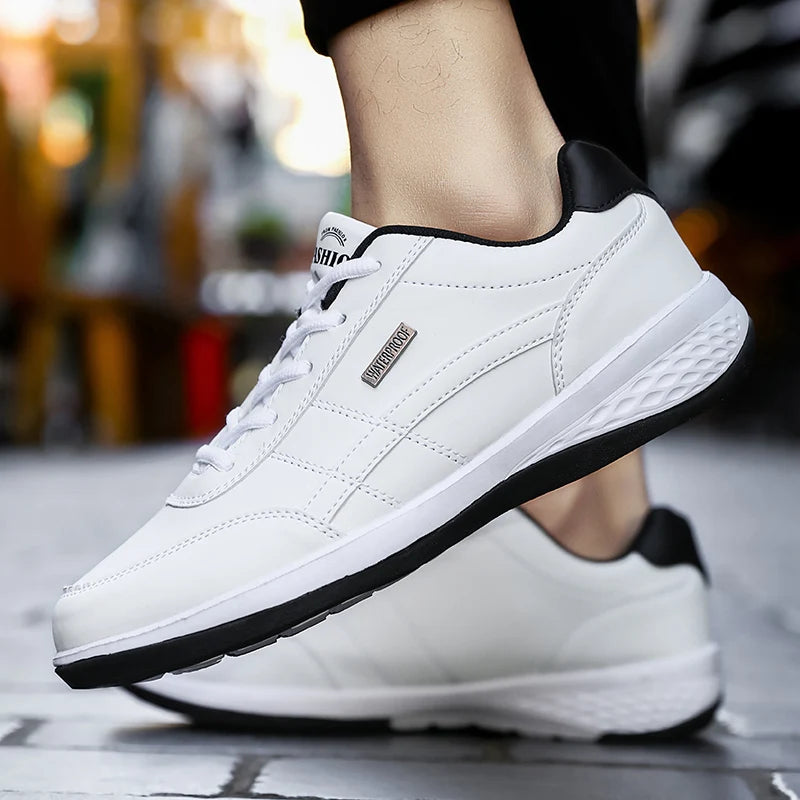 MAEDEF 2024 Men's Flat Shoes Men Sports Shoes Casual Shoes Men's Fashion Outdoor Sneakers Male Lace-Up Mens Running Walking Shoe