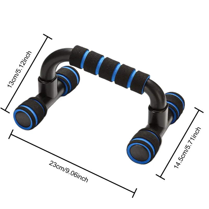 2PCS Push-Up Bars, Non-Slip H-Shaped Handles for Home Fitness & Gym, Push-Up Stands for Arm, Chest, Shoulder & Muscle Training