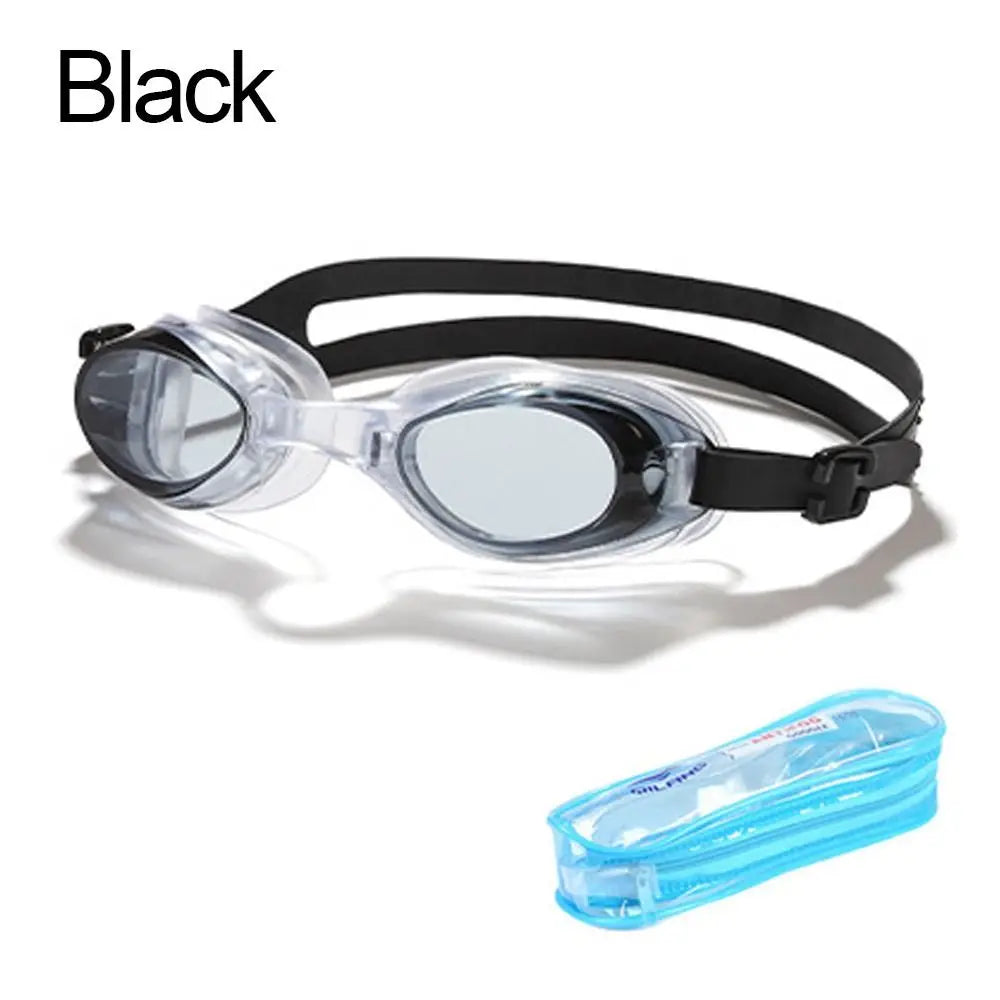 Anti Fog UV Swim Goggles with Ear Plugs & Case for Adults Kids