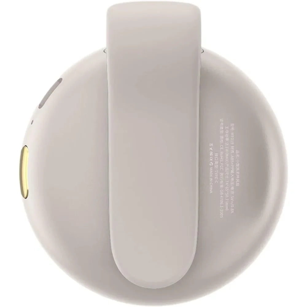 Small Clip Fan Portable Silent Mini Bladeless Fan Clip On 3 Speeds Clip-on Fans Mini Whirlwind Fans for Waist Clips