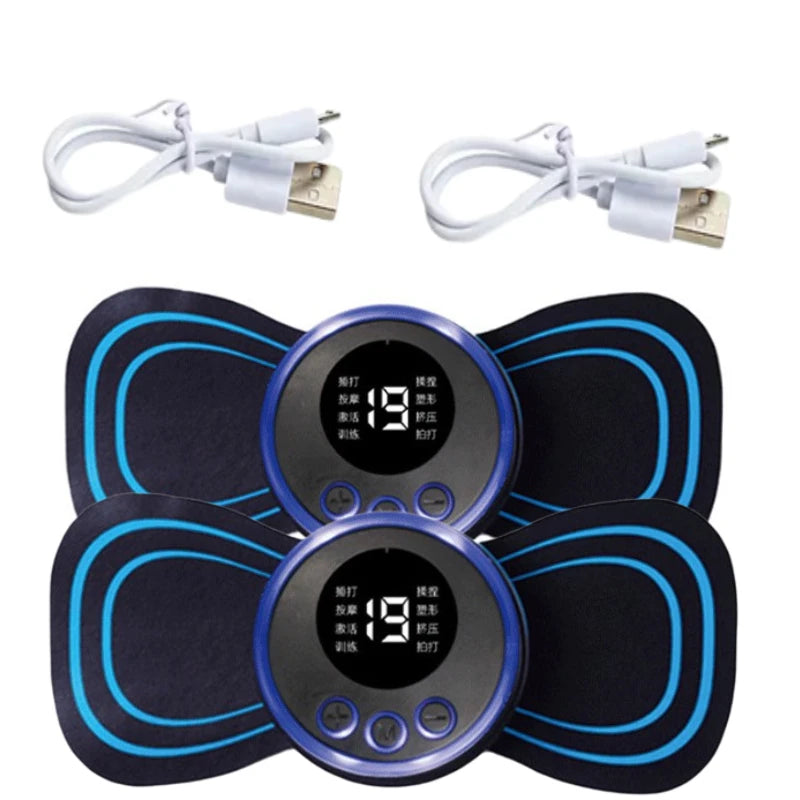 Neck Rechargeable Massager Electric Neck Massage Cervical Vertebra Massage Patch for Muscle Pain Relief,Support Dropshipping