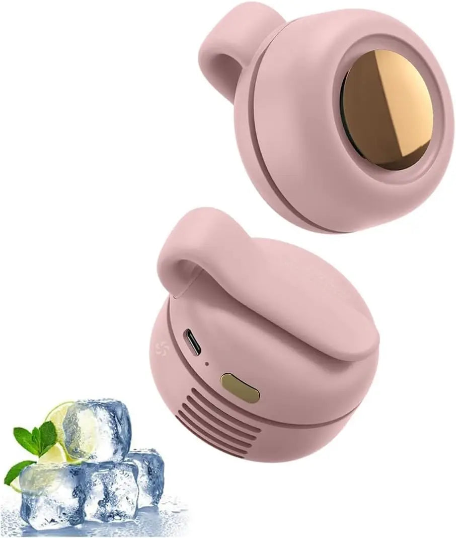Small Clip Fan Portable Silent Mini Bladeless Fan Clip On 3 Speeds Clip-on Fans Mini Whirlwind Fans for Waist Clips