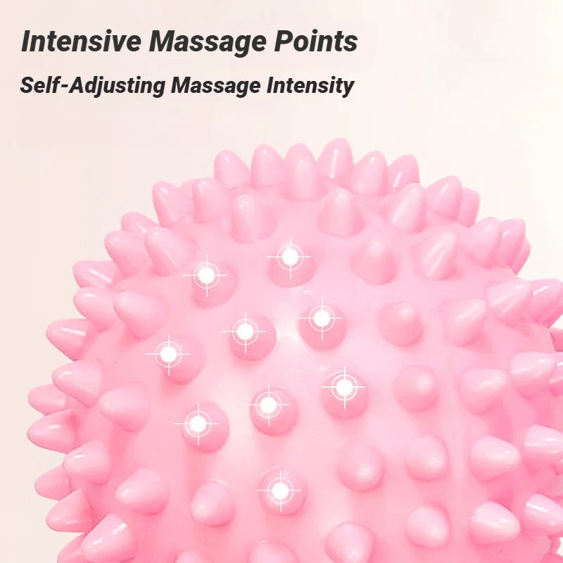 Peanut Spiky Massage Ball, Foot & Muscle Massager for Plantar Fasciitis, Trigger Point Therapy, Stress Relief, Myofascial Release & Deep Tissue Relaxation