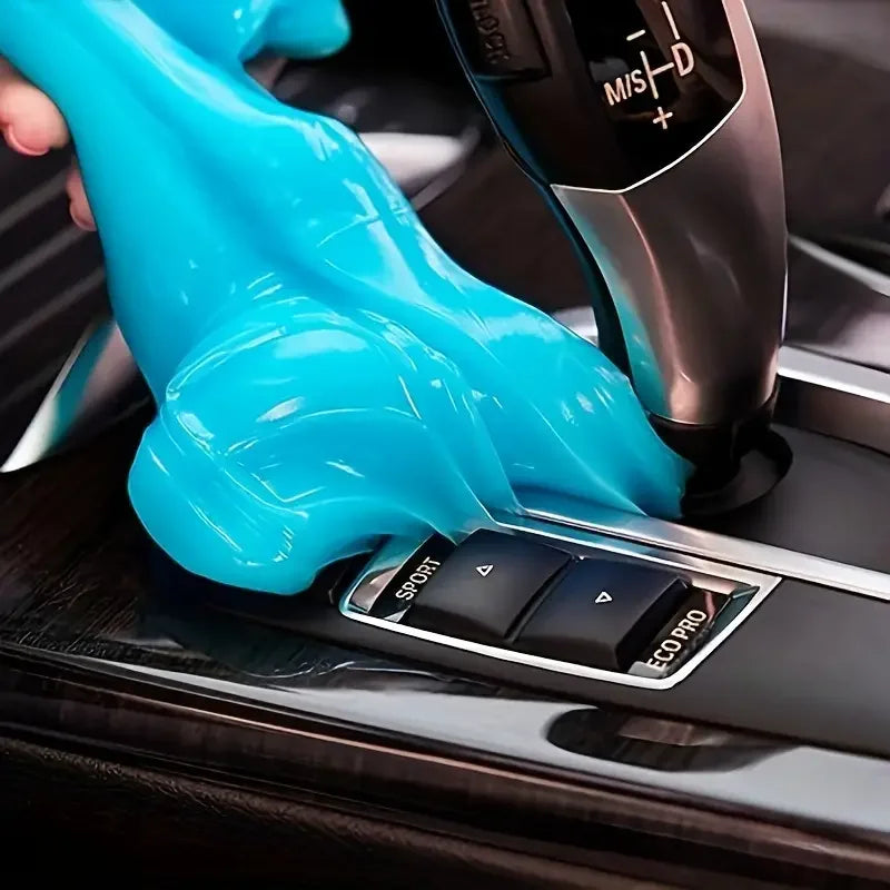 Car Cleaning Gel Slime – 70g Reusable Dust Remover for Car Air Vents, Interior, Keyboard, Laptops & Electronics Cleaning