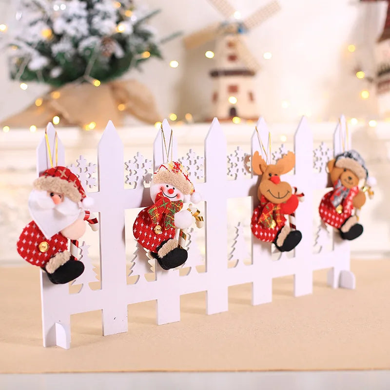 New Year 2022 Christmas Tree Decorations Cute Dolls Pendant Navidad 2021 Home Decor Christmas Tree Ornaments Xmas Gift