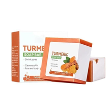 Handmade Turmeric Soap Bar 3.53oz / 100g – Natural Face & Body Cleanser for Radiant, Healthy Skin – Gentle Exfoliating Bath Bar for All Skin Types