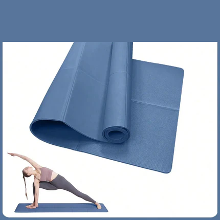 Non-Slip Yoga Mat, Pilates Exercise Mat 3/4/6mm, 173 x 61 cm EVA, Lightweight Travel Workout Mat for Home Gym, Women & Men